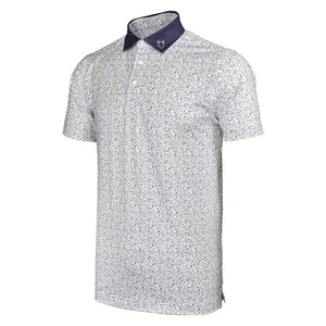 Luxury Mens Striped Golf Polo Shirt Wholesale Oem Clothing High Quality 100% Cotton Shirts Custom Logo Plus Size Best Supplier