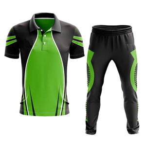 Ensemble de vêtements de sport et d'équipement de cricket personnalisé avec des manches courtes et un pantalon en sublimation numérique - Product Image 4