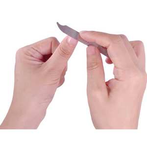 Lima de uñas moldeadora de acero inoxidable de doble cara para limado suave y preciso Juego de limas de uñas de lujo para necesidades de manicura y pedicura - Product Image 4