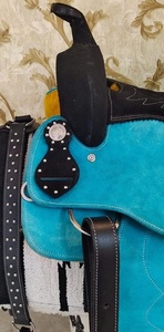 Classic Quality Handmade Synthetic Western Barrel Racing Trail Equestrian Horse <b>Saddle</b> Tack, Free Matching Headstall, Breast - Product Image 5