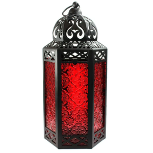 Ensemble de trois décoration de balcon de maison et décor de chambres poignée de corde bougies modernes lanterne lanternes de table aspect royal - Product Image 2