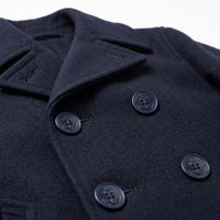 Manteau d'hiver pour homme en mélange de laine, style classique à double boutonnage, chaud et décontracté, fabrication OEM ODM, logo personnalisé en gros