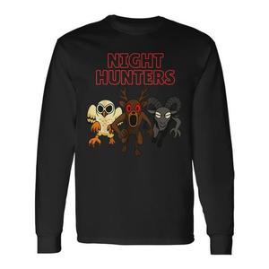 T-shirt a maniche lunghe da gamer, Night Hunters 3, Animali nella foresta, Prodotto promozionale - Product Image 1