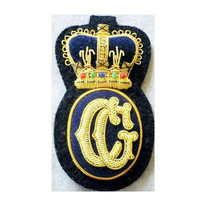 Custom OEM Security Embroidered Sew-On Badges with Beads <b>Safety</b> <b>Pin</b> Attachment Water Resistant Fabric - Product Image 5