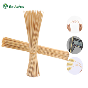 Spiedini <span class=keywords><strong>per</strong></span> <span class=keywords><strong>Barbecue</strong></span> in bambù ecopelle <span class=keywords><strong>per</strong></span> grigliate compostabili antiaderenti resistenti al calore <span class=keywords><strong>per</strong></span> <span class=keywords><strong>Barbecue</strong></span> con griglia a carbone - Product Image 3