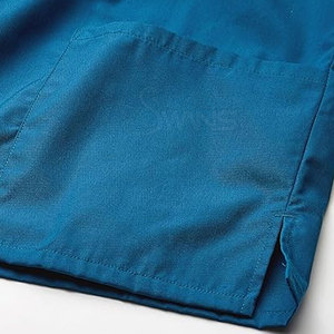 Conjuntos de trajes de enfermería con logotipo personalizado de alta calidad, uniformes de hospital OEM de Color sólido, tela tejida, venta en línea - Product Image 6