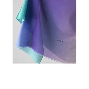 Voile et masque de protection solaire colorés 75x200 en soie et coton - Product Image 3