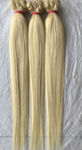 Paquetes de cabello humano Transgreen de la mejor calidad Raw Temple Virgin 613 Blonde 613 Cutícula alineada Paquetes de cabello humano camboyano vendedores - Product Image 3