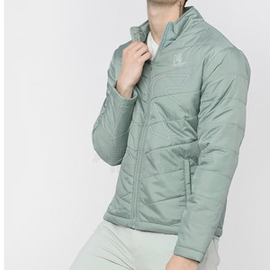 Servicios OEM, Chaqueta Acolchada de Alta Calidad con Cuello Alto de Lona y Logotipo Frontal, Fabricación Profesional 2026, Corte Ajustado para Hombre - Product Image 4