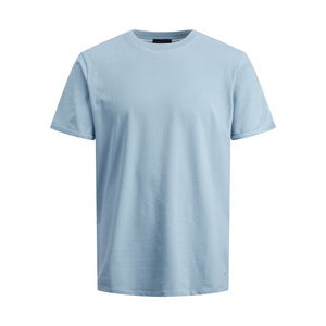 Camiseta de Hombre con Bloques de Color en Contraste, Manga Corta, Cuello Redondo, Tejida, Lisa, Casual, Estilo Urbano - Product Image 5