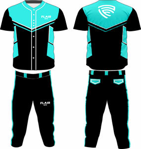 Venta al por mayor personalizada de moda Jersey de béisbol transpirable sublimación camisa con estilo único para juegos conjuntos - Product Image 2