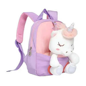 Mochila de Peluche Petite Licorne para Niñas, Bolsa Escolar con Diseño de Unicornio Adorable - Product Image 5