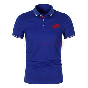 OEM personalizado transpirable 100% algodón hombres para Polos patrón sólido uniformes de trabajo para todas las estaciones ODM suministro - Product Image 1