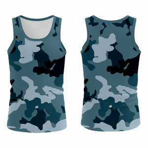 <b>Men</b> Sleeveless Knitted Washed Sports <b>Vest</b> Workout Training <b>Gym</b> Fitness Active Performance Wear 100% Polyester - Product Image 2