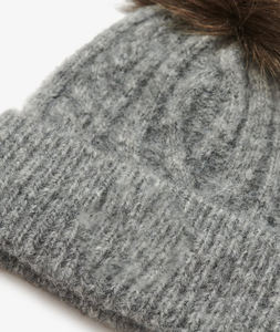 Chapeau en tricot double couche unisexe, logo personnalisé, vente en gros, uni, chaud, en cachemire, tricoté, stock, bonnet pour homme - Product Image 4