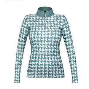 Chemise d'entraînement d'équitation pour femmes - Légère, respirante, écologique, en Spandex/Polyester, anti-humidité, extensible dans quatre directions - Product Image 1