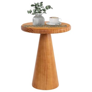 Nouvel arrivage Table centrale de forme ronde en bois de luxe Table basse et table d'appoint en bois de haute qualité pour la maison et l'hôtel Restaurant - Product Image 1