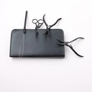 Juego de Pinzas para Extensiones de Cabello, Pinzas para Aplicación de Micro Anillos, Pinzas para Cerrar y Abrir Microperlas, Herramienta para Hacer Lazos de Cabello, Tijeras de Costura - Product Image 2