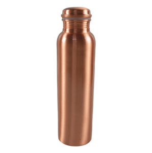 Copper <b>Bottle</b> Plain Design With Logo Most Demanding Low Price Fancy Looks Use for Containing <b>Drinking</b> Water Home Decoration - Product Image 2