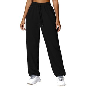 Casual Sporty Mid-High Waist Sweatpants Color Striped Embroidered Jogger Baggy Heavyweight Cotton Cargo Loose Fit Work 2026 - Product Image 4