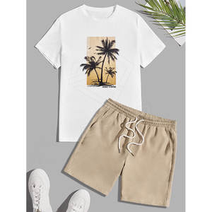 Conjunto de Pantalones Cortos Casuales de Verano para Hombre, Diseño Personalizado, Talla Grande, con Logotipo Personalizado, 100% Algodón Transpirable, Precio de Fábrica - Product Image 3