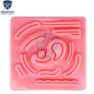 Juego de entrenamiento de almohadilla de silicona para práctica de sutura quirúrgica Premium, almohadilla de sutura ENT, instrumentos quirúrgicos - Product Image 6