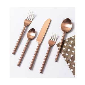 Juegos de cubiertos de acero inoxidable para cocina y restaurante, juego de cubiertos de diseño único martillado, tamaño personalizado - Product Image 3