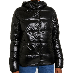 <b>Women</b> Stand Collar <b>Cardigan</b> Winter Jacket Coat New Plain No Zipper Short Bubble Coat - Product Image 1