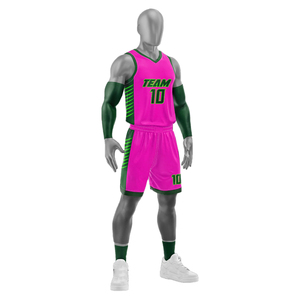 Ensembles d'uniformes de basket-ball respirants à séchage rapide pour adultes avec logo imprimé-Maillots et shorts - Product Image 1