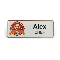 Badge d'identification personnalisé réutilisable en laiton pour hôpital, infirmière