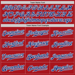 Maillot de baseball authentique personnalisé à fines rayures blanc royal - Product Image 4