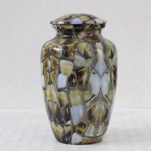 Top Trendy Quality Metal Cremation <b>Urns</b> Stylish Memorial <b>Urns</b> Ashes New Arrival Latest Design Adult <b>Urn</b> Indian Exporter Funeral - Product Image 1