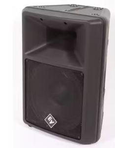 Haut-parleur de basses passif 2 voies 200W Sx100+ en métal noir - Product Image 1