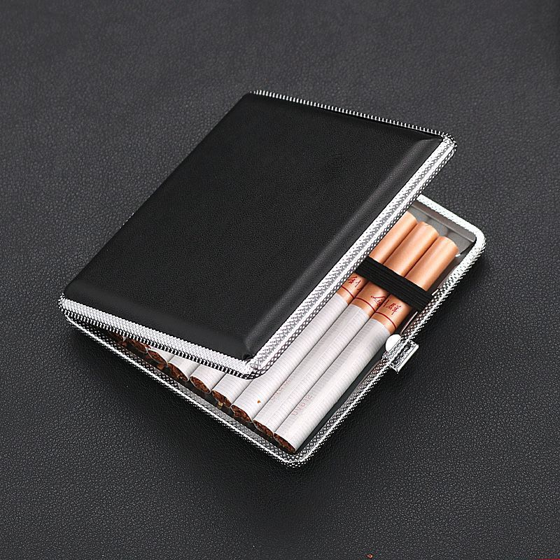rechargeable cigarette case 100s Cigarette Case with USB Coil Lighter