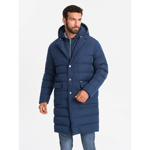 Chaqueta parka larga y cálida personalizada OEM de alta calidad para hombre con capucha, prendas de vestir de invierno, chaqueta de invierno con capucha para hombre - Product Image 1