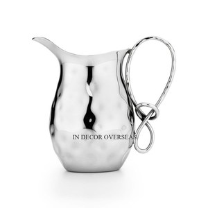 Dernier modèle Arrivée Argent Brillant Poli En Acier Inoxydable Fait Fantaisie Élégant Designer Vin Et Bière Pichet Barware Fournitures - Product Image 1