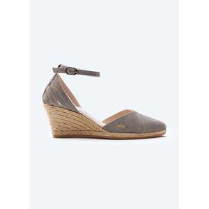 Lastret camoscio Espadrille zeppe comode sandali con elegante Design a zeppa - Product Image 1