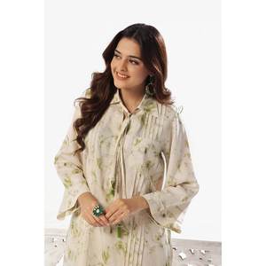 Traje de Dos Piezas sin Costuras de Viscosa Estampada para Mujer, Modelo TL-52135 - Product Image 2