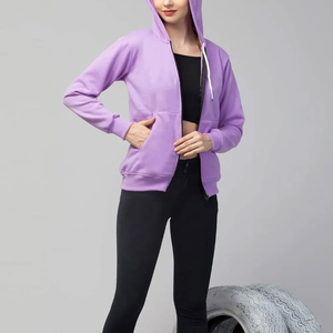 Sudadera con Capucha para Mujer, Informal, de Invierno, de Alta Calidad, con Forro, Talla y Color Personalizables, Logotipo Impreso, Transpirable y Ecológica - Product Image 3