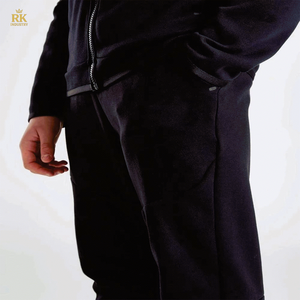 Ensemble de survêtement pour enfants, logo de la marque, coton et polyester, sweat à capuche zippé intégral en polaire technique pour garçons, pantalon de jogging, respirant pour l'hiver - Product Image 3