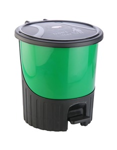 Bán Buôn 10-Lít Đứng Vòng Đạp Hoạt Động Nhựa Thùng Rác Hiện Đại & Thiết Kế Cổ Điển Lớn <span class=keywords><strong>Trashbin</strong></span> Thùng Rác - Product Image 2