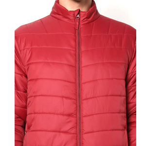 2024 nouveauté personnalisé hommes fermeture éclair avant toile doudoune haute qualité vêtements de rue col montant meilleur Design pour l'hiver - Product Image 3