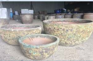 [Leo Nguyen Le] - Vente en gros de pots en céramique émaillée pour l'extérieur, best-sellers, poterie de jardin, pot de fleurs Atlantis. - Product Image 3