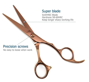 Tijeras de adelgazamiento de corte de pelo de salón profesional de Color muy único Tijeras de peluquero Uso de peluquería - Product Image 2