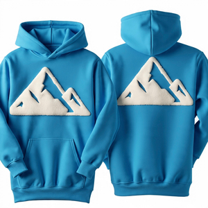 OEM Logo/Marca con capucha Impreso Impresión digital 100% Algodón Fleece Hombres Pullover Invierno Alta calidad Sudadera con capucha Diseño-Manga Pantalla - Product Image 4