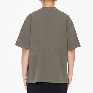 เสื้อยืดออกกำลังกายแบบลำลองสำหรับผู้ชายเสื้อคอตตอน/ไม้ไผ่เบาระบายอากาศได้ดีผ้าถักแบบสั้นคอกลมนุ่ม - Product Image 5