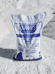 เกลือบริโภคเสริมไอโอดีน 50ppm |   ผงเกลือทะเลขาวของ GRANNY'S |   ถุง 25 กก. อายุการเก็บรักษา 2 ปี เกรดอาหาร - Product Image 2