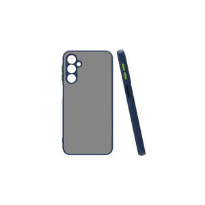 Coque de protection en silicone liquide premium Netzy bleu marine Hux pour Samsung Galaxy M34 5G, anti-traces de doigts, inspirée de l'INS - Product Image 1