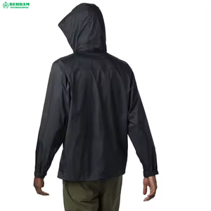Hot <b>Sale</b> OEM Custom Design Hooded <b>Winter</b> Windbreaker <b>Jacket</b> <b>Best</b> Selling Training Wear Custom Made Men's 100% Polyester - Product Image 4