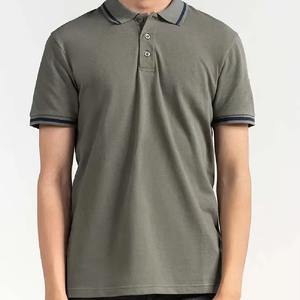 Nueva Camiseta Polo Moderna de Manga Corta, Camiseta Polo Lisa de Tela para Impresión, Camiseta Polo Lisa para Hombre, Camiseta Polo con Logotipo Bordado para Golf - Product Image 1